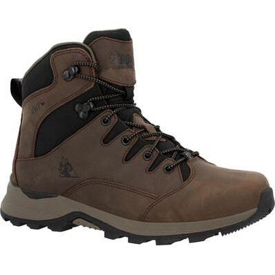 Rocky Men's Trophy 6" Soft Toe Waterproof Hiking Outdoor Boot -Brown- RKS0637 8 / Medium / Brown - Overlook Boots