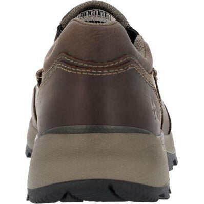Rocky Men's Trophy Series 3" Soft Toe Waterproof Slip On Outdoor Shoe - Brown- RKS0658 - Overlook Boots