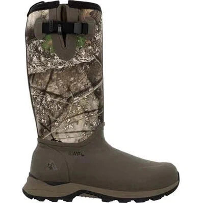 Rocky Men's Trophy Series 14" Soft Toe Waterproof 1000G Pull On Boot -Realtree- RKS0659 - Overlook Boots