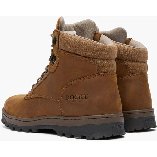 Rocky Men's Outback Lte 6" Slip Resist Outdoor Work Boot- Brown- RKS0724 - Overlook Boots