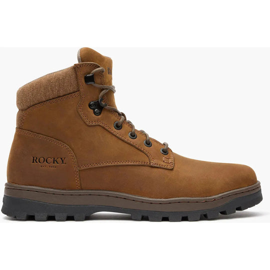 Rocky Men's Outback Lte 6" Slip Resist Outdoor Work Boot- Brown- RKS0724 - Overlook Boots