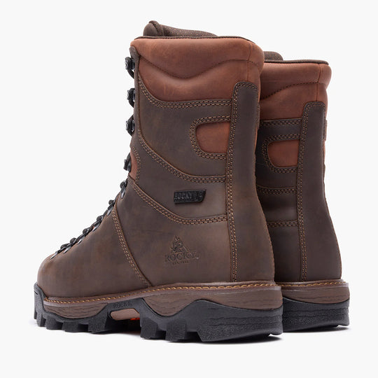 Rocky Men's Bearclaw HD 9" 200G Insulated Outdoor Hunt Boot - Brown - RKS0729 - Overlook Boots