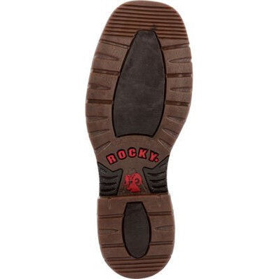 Rocky Men's Original Ride 11" Composite Toe Waterproof Western Work Boot -Brown- RKW0391 - Overlook Boots