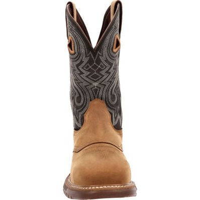 Rocky Men's Original Ride 11" Composite Toe Waterproof Western Work Boot -Brown- RKW0391 - Overlook Boots