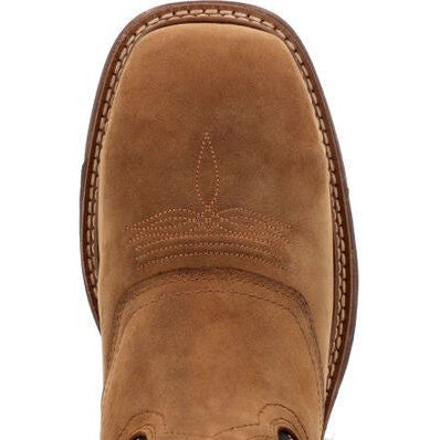 Rocky Men's Original Ride 11" Composite Toe Waterproof Western Work Boot -Brown- RKW0391 - Overlook Boots