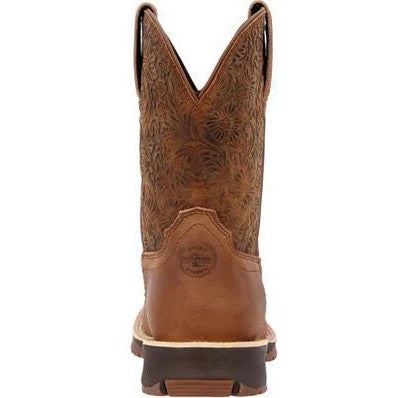 Rocky Women's Rosemary 9" Square Toe Waterproof Western Boot -Cinnamon- RKW0413 - Overlook Boots