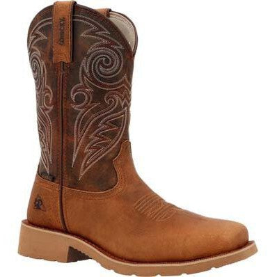 Rocky Men's Monocrepe 12" Steel Toe Waterproof Western Boot -Tobacco- RKW0431 7.0 / Medium / Tobacco - Overlook Boots