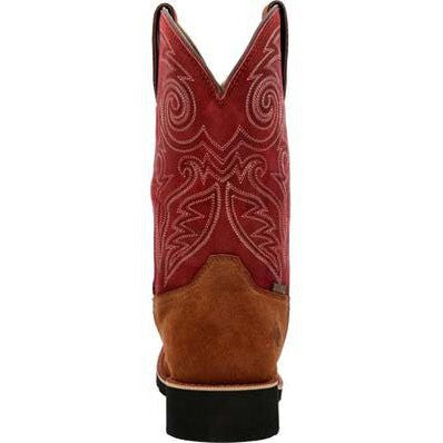 Rocky Men's Monocrepe 12" Square Toe Waterproof Western Boot -Cabernet- RKW0432 - Overlook Boots