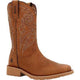 Rocky Men's Monocrepe 12" Square Toe Western Boot -Cognac- RKW0433 7.0 / Medium / Brown - Overlook Boots