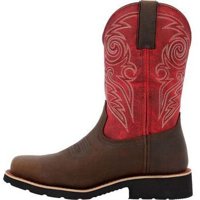 Rocky Women's Monocrepe 11" Steel Toe Waterproof Western Classic Boot -Magenta- RKW0444 - Overlook Boots