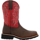 Rocky Women's Monocrepe 11" Square Toe Waterproof Western Work Boot -Magenta- RKW0455 - Overlook Boots
