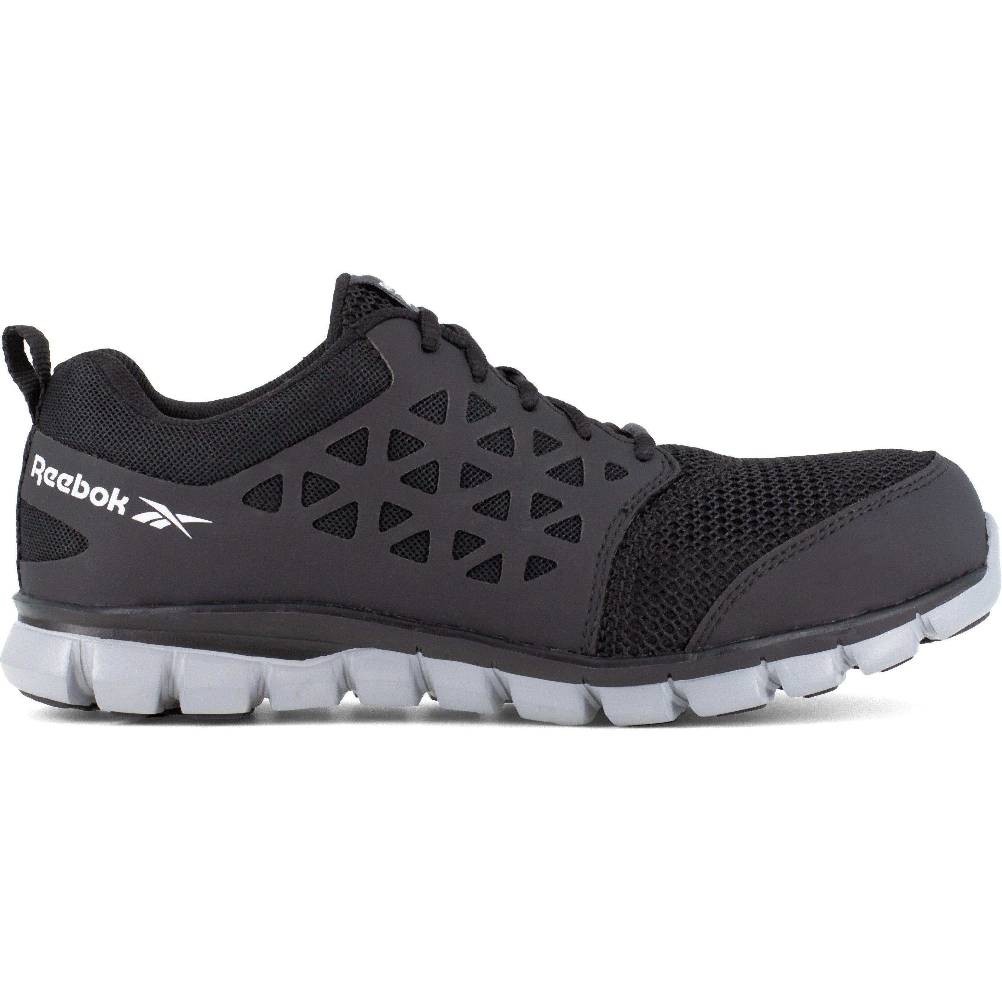 Reebok Men's Sublite Cushion Athletic Work Shoe - Black - IB4041 2 / Wide / Black - Overlook Boots