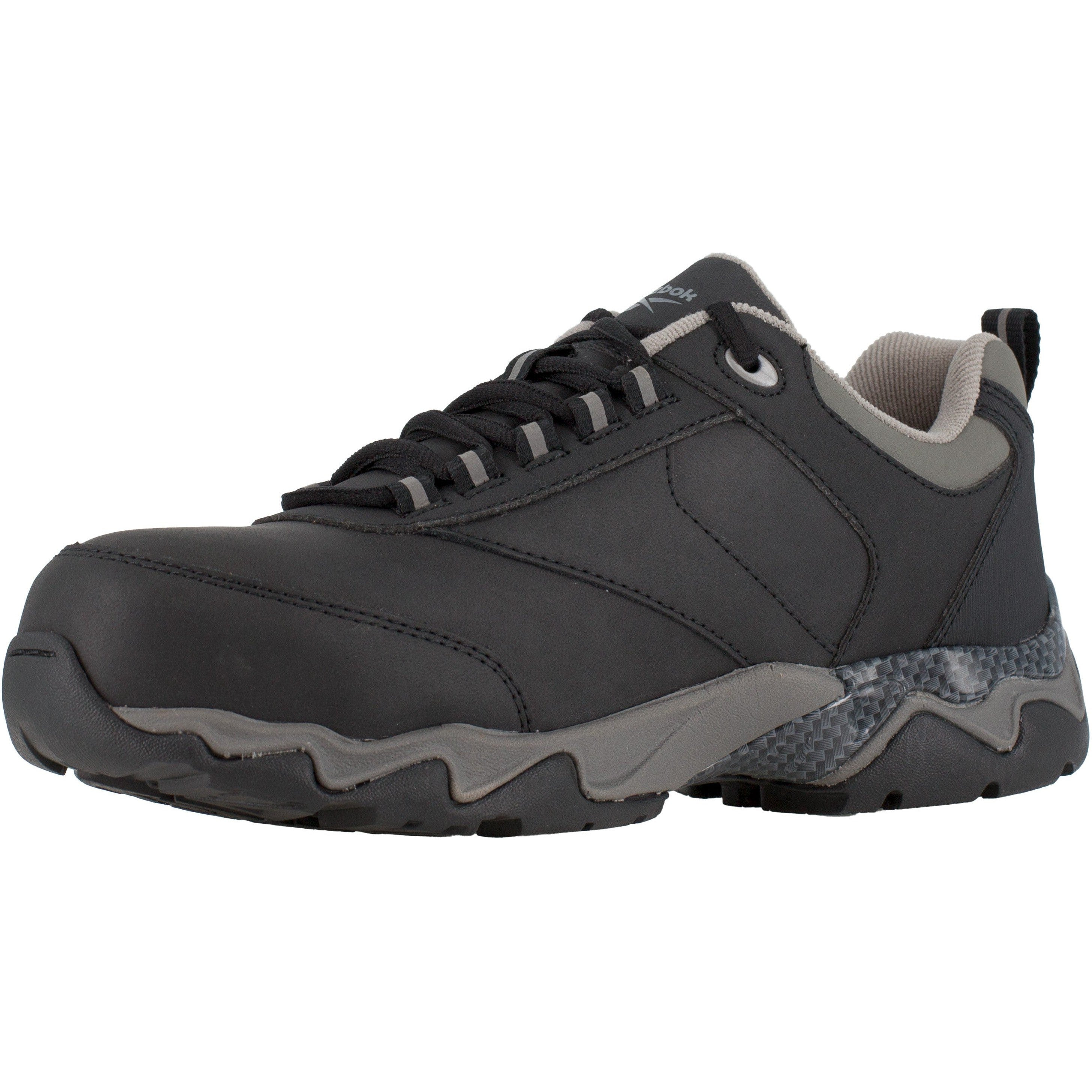Reebok Men's Beamer Composite Toe Athletic Work Shoe- Black- RB1062 - Overlook Boots