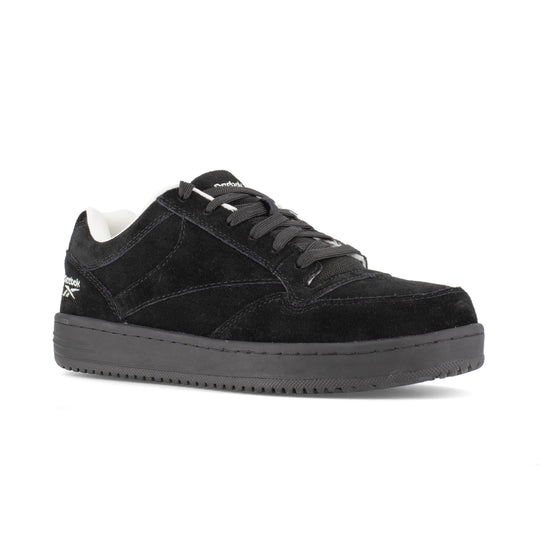 Reebok Women's Soyay Steel Toe Slip Resistant Skate Work Shoe - Black - RB191 6 / Medium / Black - Overlook Boots