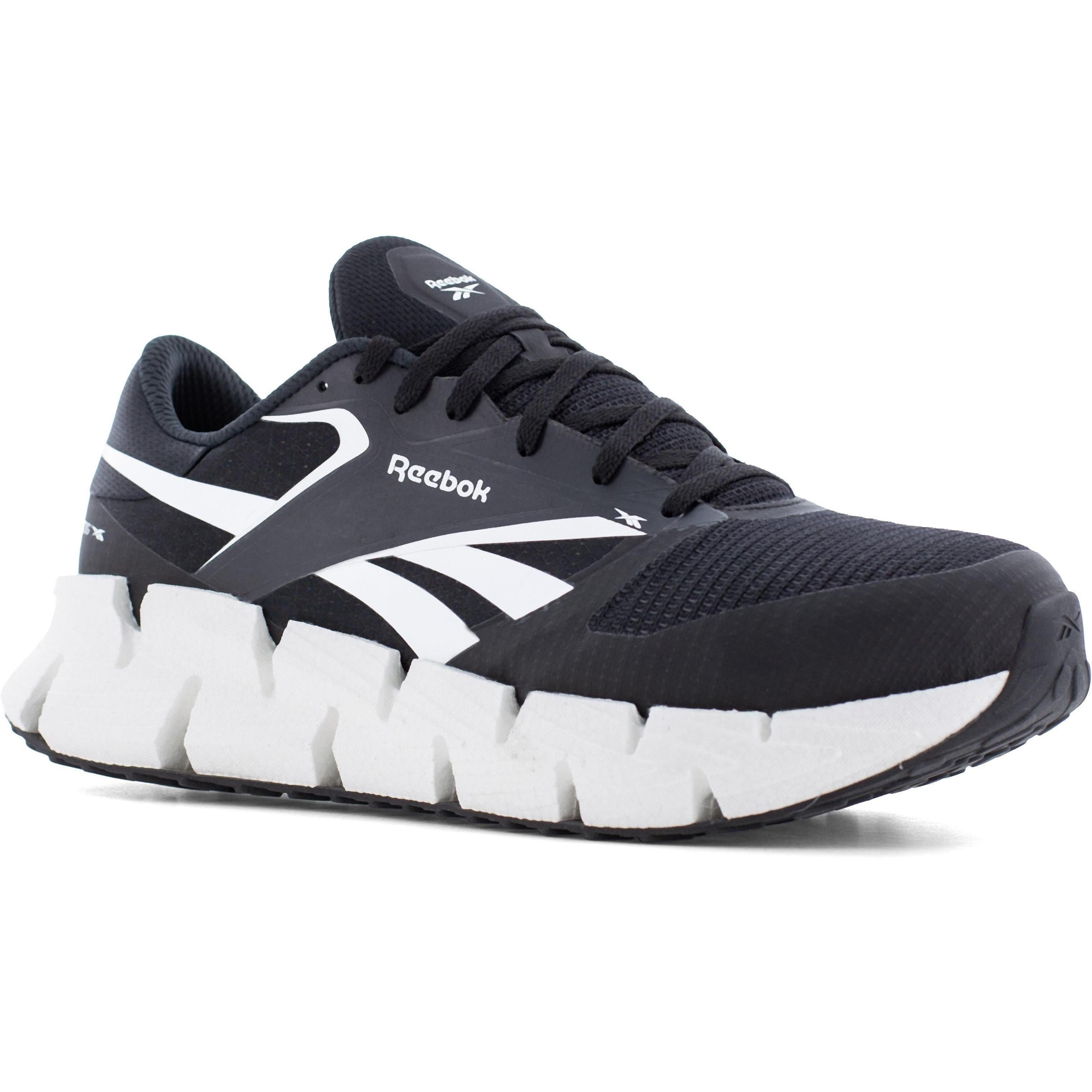 Reebok Men's FloatZig Comp Toe Athletic Work Shoe - Black - RB3033 7.0 / Medium / Black - Overlook Boots
