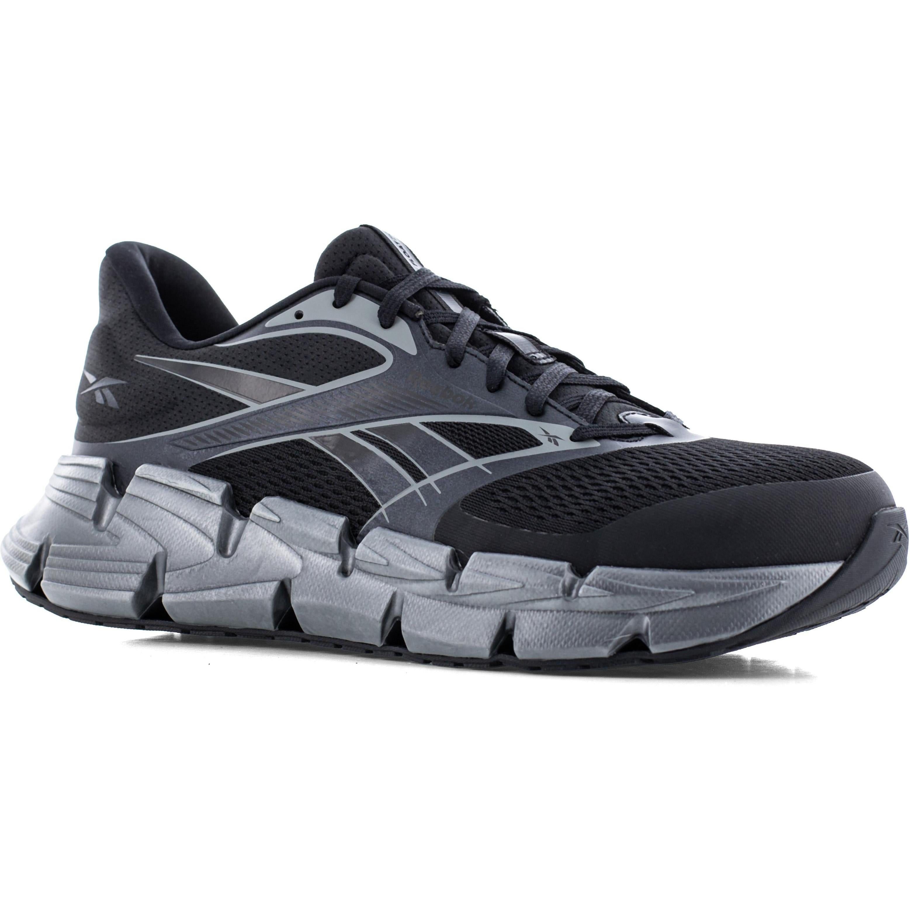 Reebok Men's FloatZig 2 CT Athletic Work Shoe -Black- RB3041 4 / Medium / Black - Overlook Boots