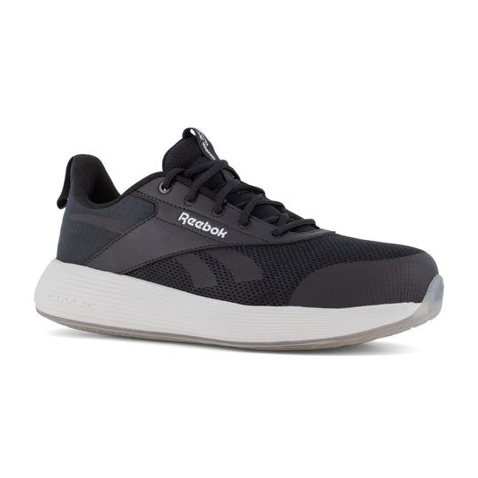 Reebok Women's DMXair Comfort+ Composite Toe Athletic Work Shoe - Black - RB358 6.0 / Medium / Black - Overlook Boots