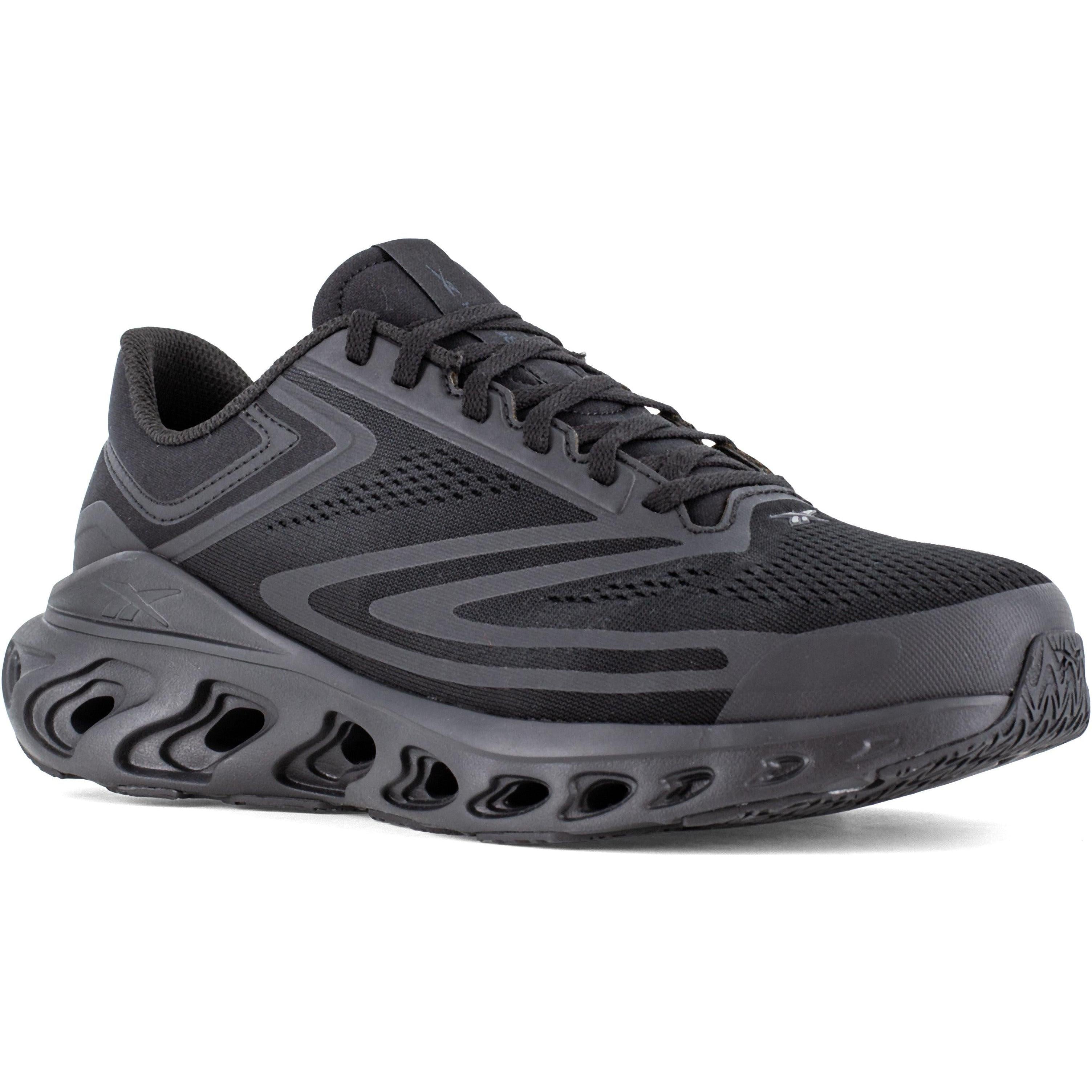 Reebok Men's FuelFlex CT Moisture Wicking Athletic Work Shoe- Black- RB3630 4 / Medium / Black - Overlook Boots