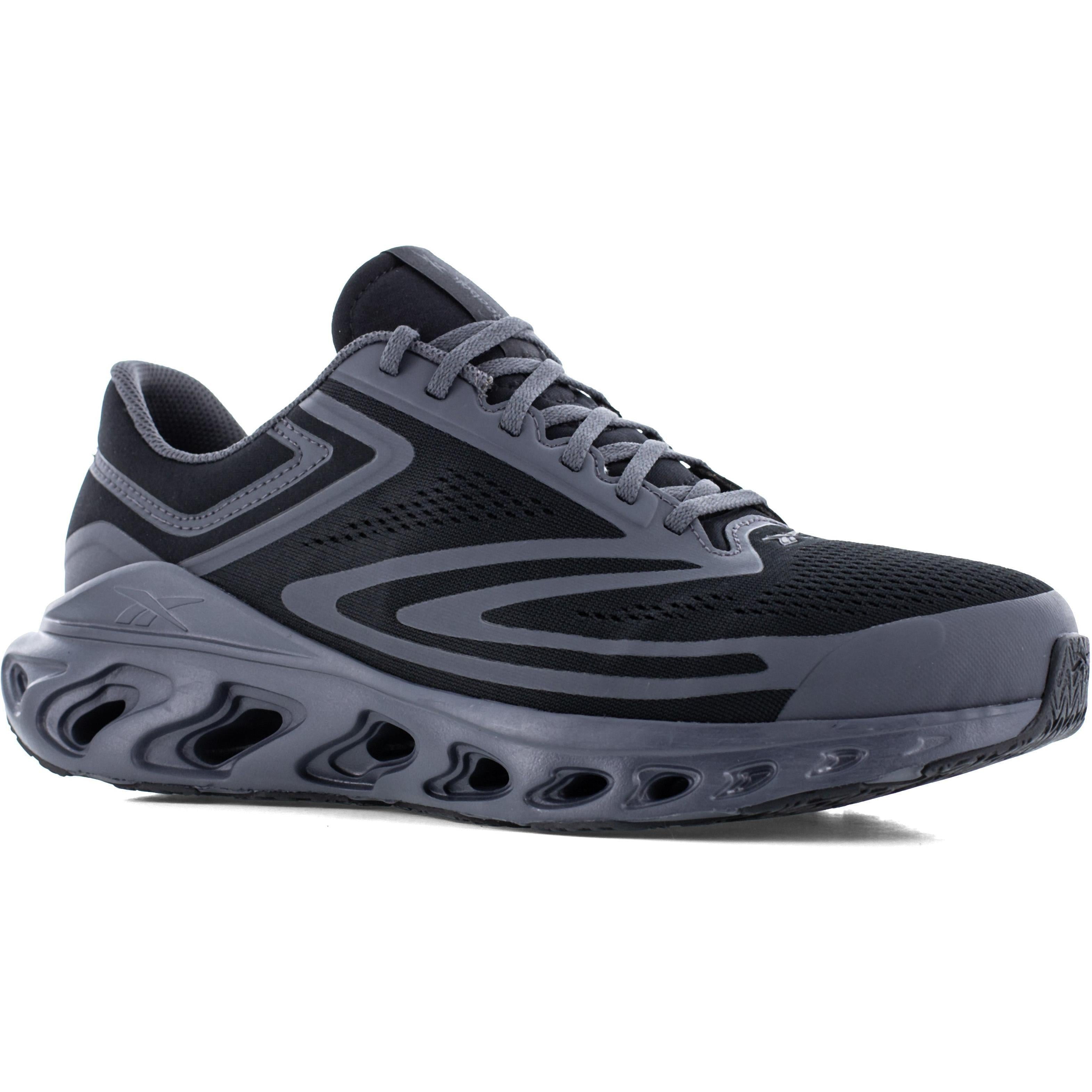 Reebok Men's FuelFlex CT Moisture Wicking Athletic Work Shoe- Black- RB3631 7 / Medium / Black - Overlook Boots