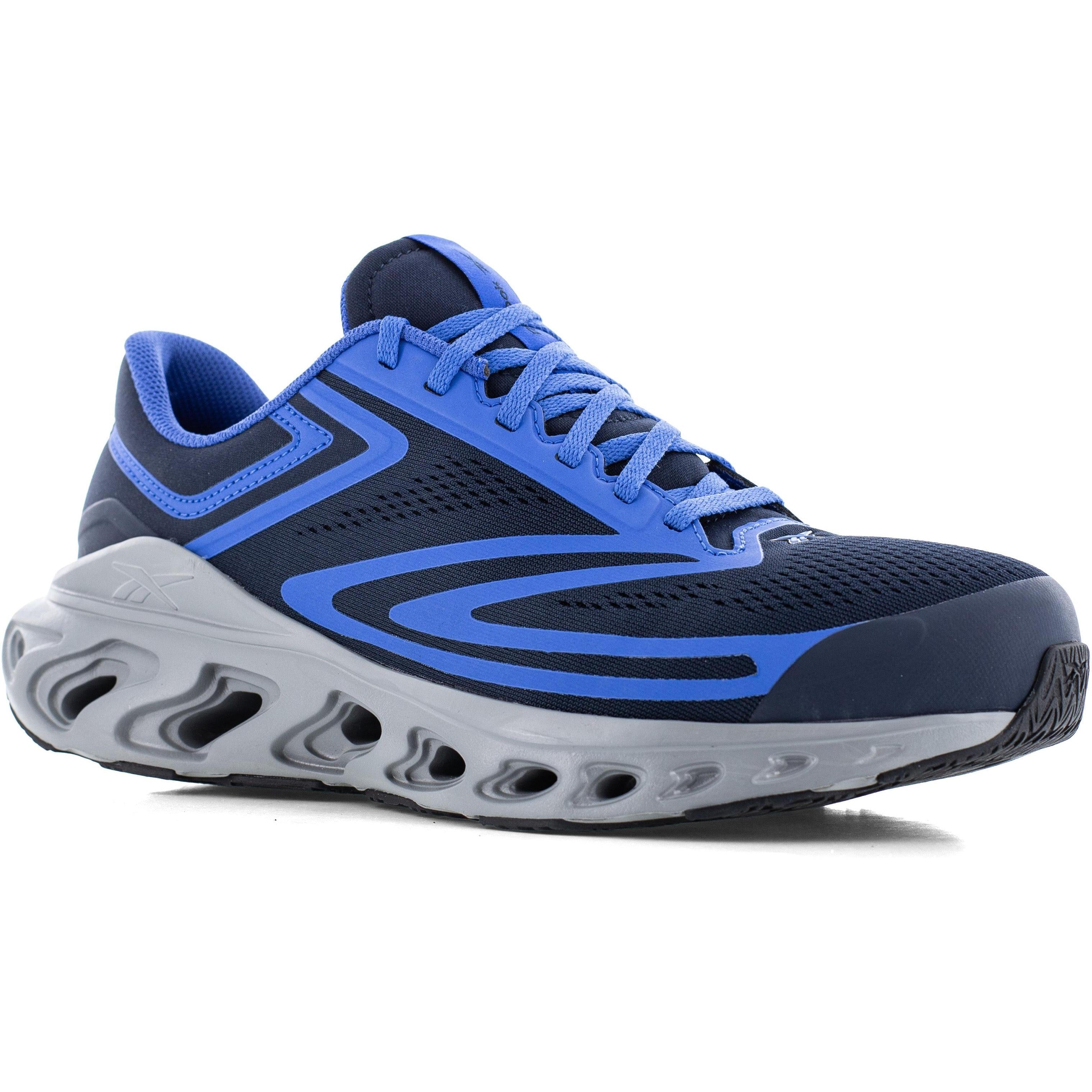 Reebok Men's FuelFlex CT Moisture Wicking Athletic Work Shoe- Blue- RB3632 6 / Wide / Gray - Overlook Boots