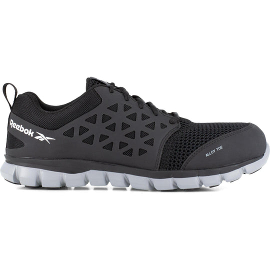 Reebok Men's Sublite Cushion Alloy Toe Athletic Work Shoe - Black - RB4041 - Overlook Boots