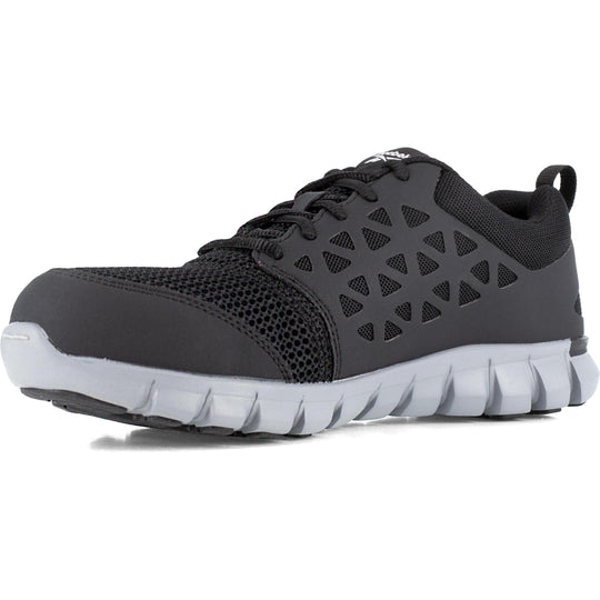 Reebok Men's Sublite Cushion Alloy Toe Athletic Work Shoe - Black - RB4041 - Overlook Boots
