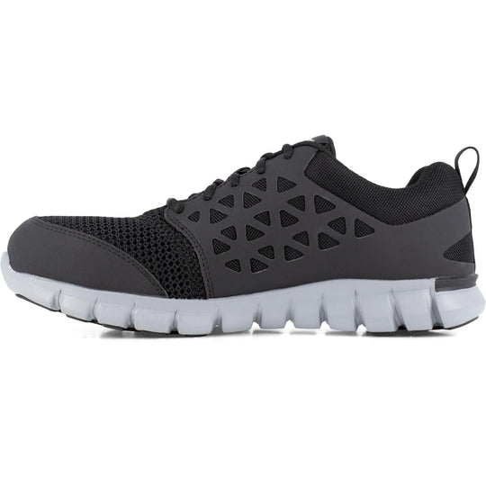 Reebok Men's Sublite Cushion Alloy Toe Athletic Work Shoe - Black - RB4041 - Overlook Boots