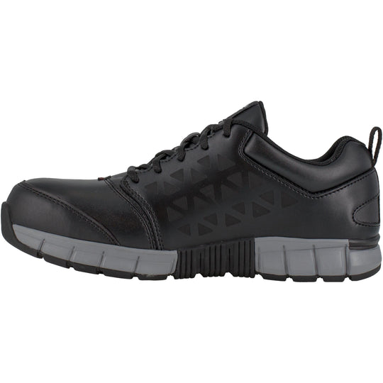Reebok Men's Sublite Cushion Alloy Toe Athletic Work Shoe - Black - RB4049 - Overlook Boots