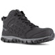 Reebok Men's Sublite Cushion Comp Toe Mid Cut Athletic Work Shoe - Black - RB4060 4.0 / Medium / Black - Overlook Boots