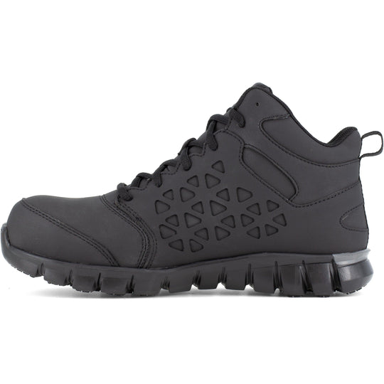 Reebok Men's Sublite Cushion Comp Toe Mid Cut Athletic Work Shoe - Black - RB4060 - Overlook Boots