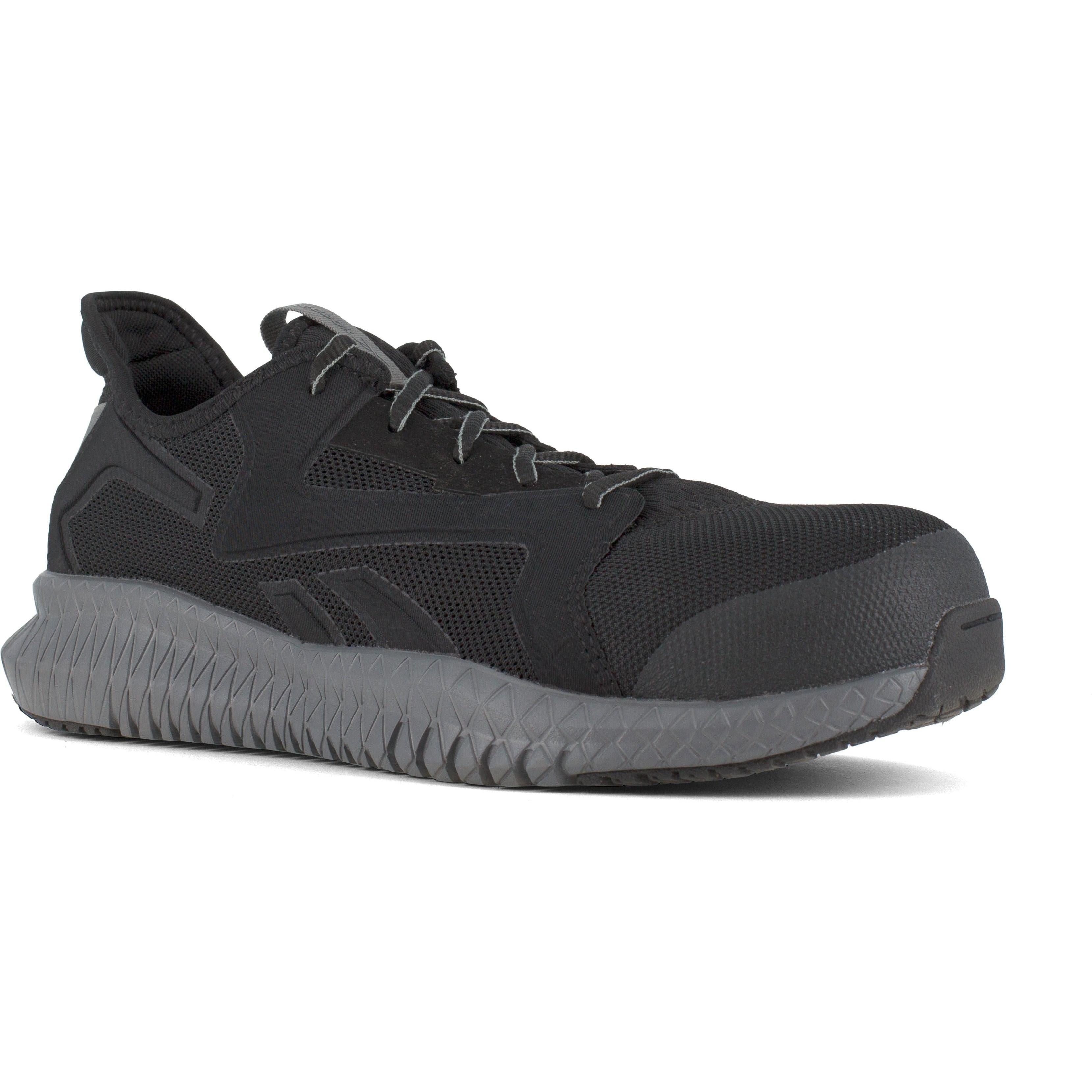 Reebok Men's Flexagon 3.0 Composite Toe Athletic Work Shoe- Black- RB4064 - Overlook Boots