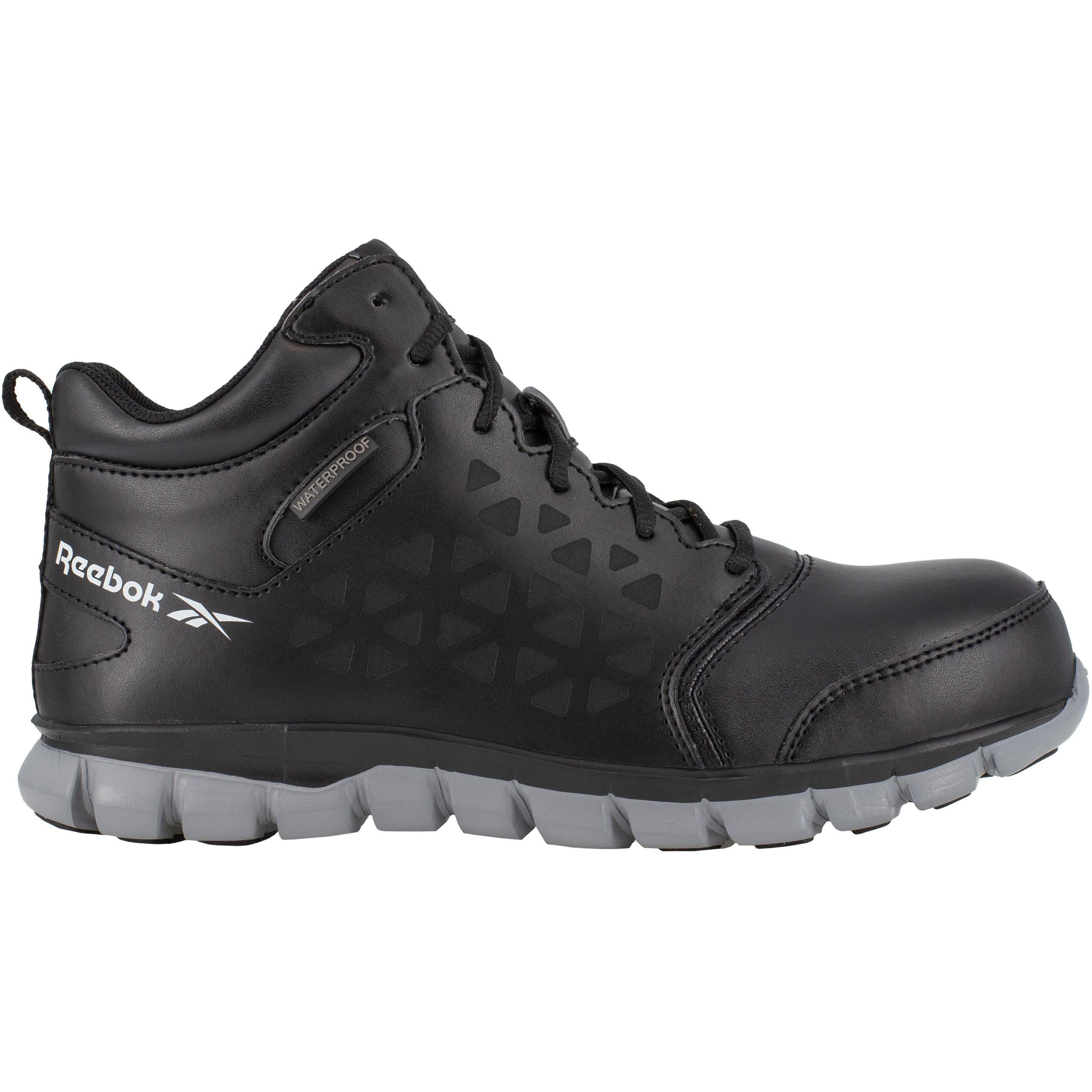 Reebok Men's Sublite Cushion Composite Toe Waterproof Athletic Work Shoe - Black - RB4144 - Overlook Boots
