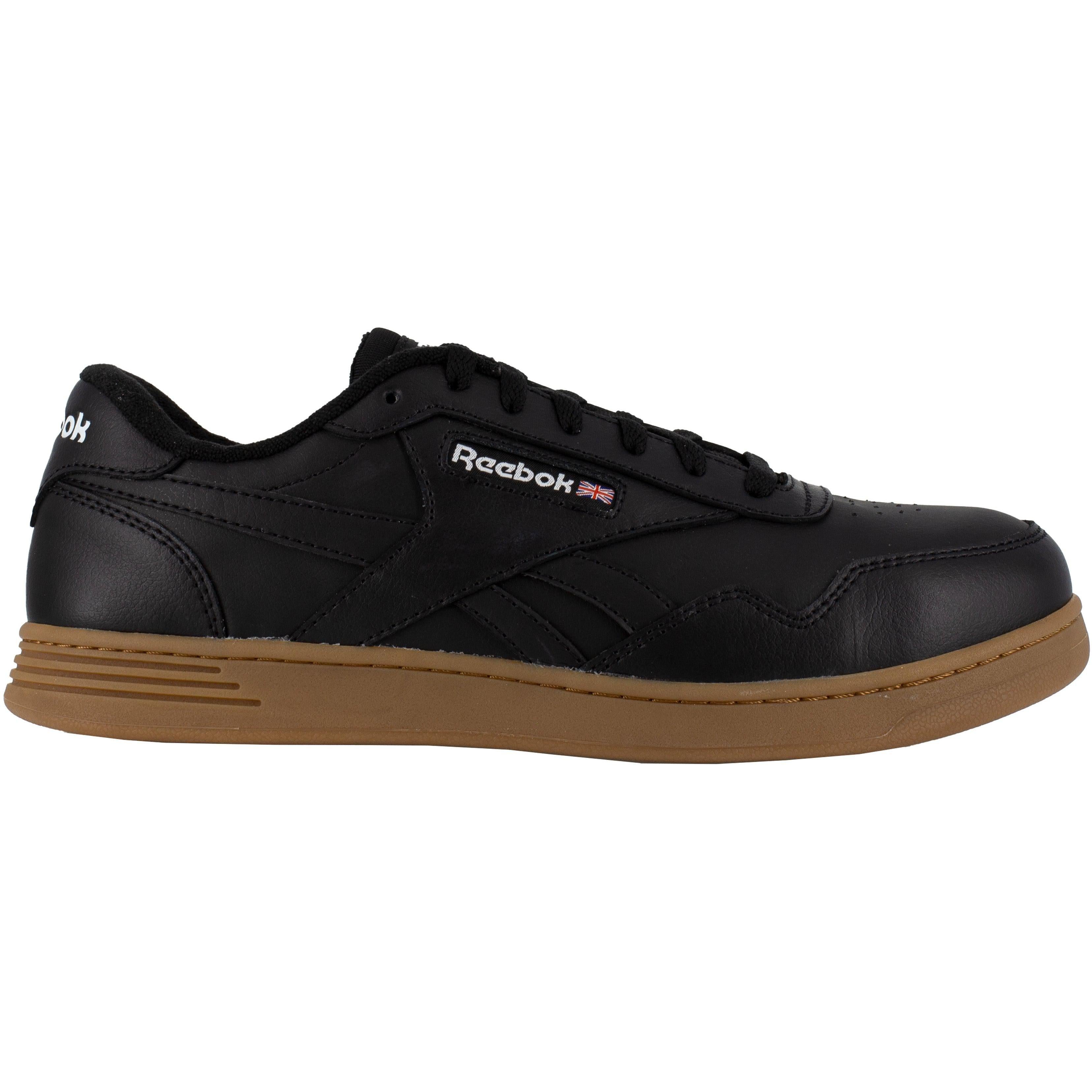 Reebok Men's Club MEMT Composite Toe Classic Sneaker Work Shoe - Black - RB4154 7 / Medium / Black - Overlook Boots