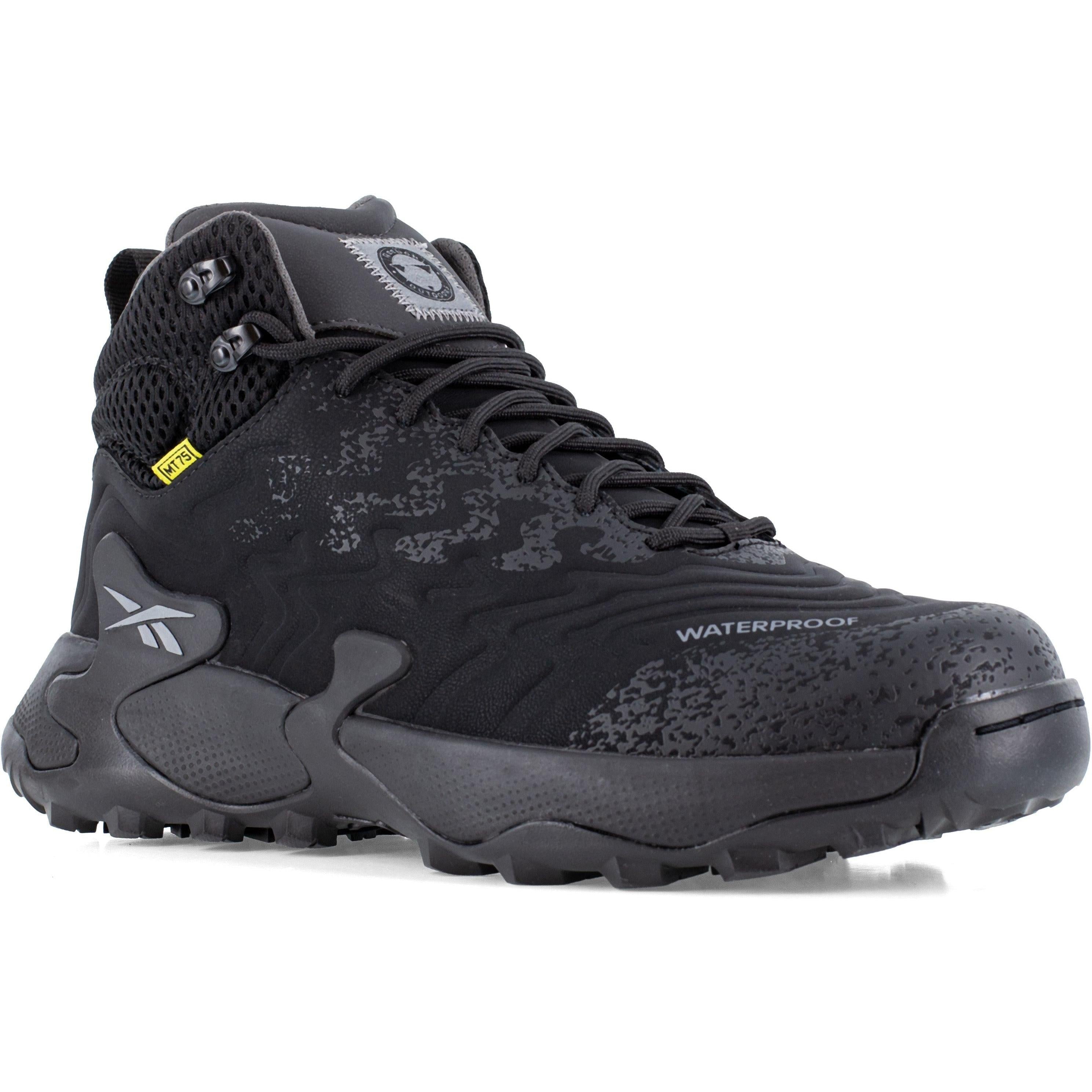 Reebok Men's Kitari CT Moisture Wicking Athletic Work Boot- Black- RB4174 7 / Medium / Black - Overlook Boots