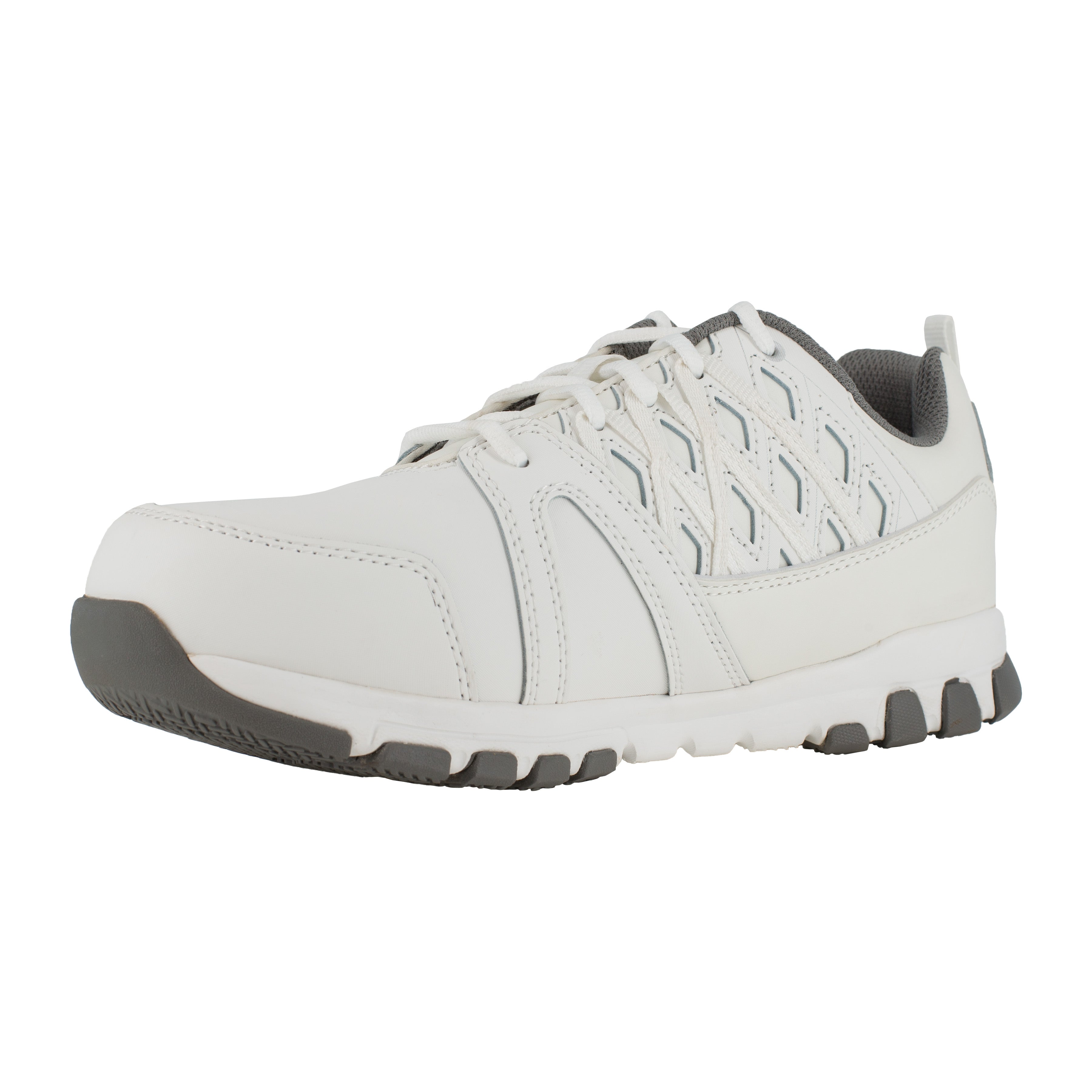 Reebok Women's Sublite Steel Toe Oxford Athletic Work Shoe - White - RB434 - Overlook Boots