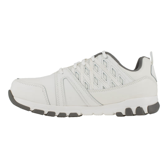 Reebok Women's Sublite Steel Toe Oxford Athletic Work Shoe - White - RB434 - Overlook Boots