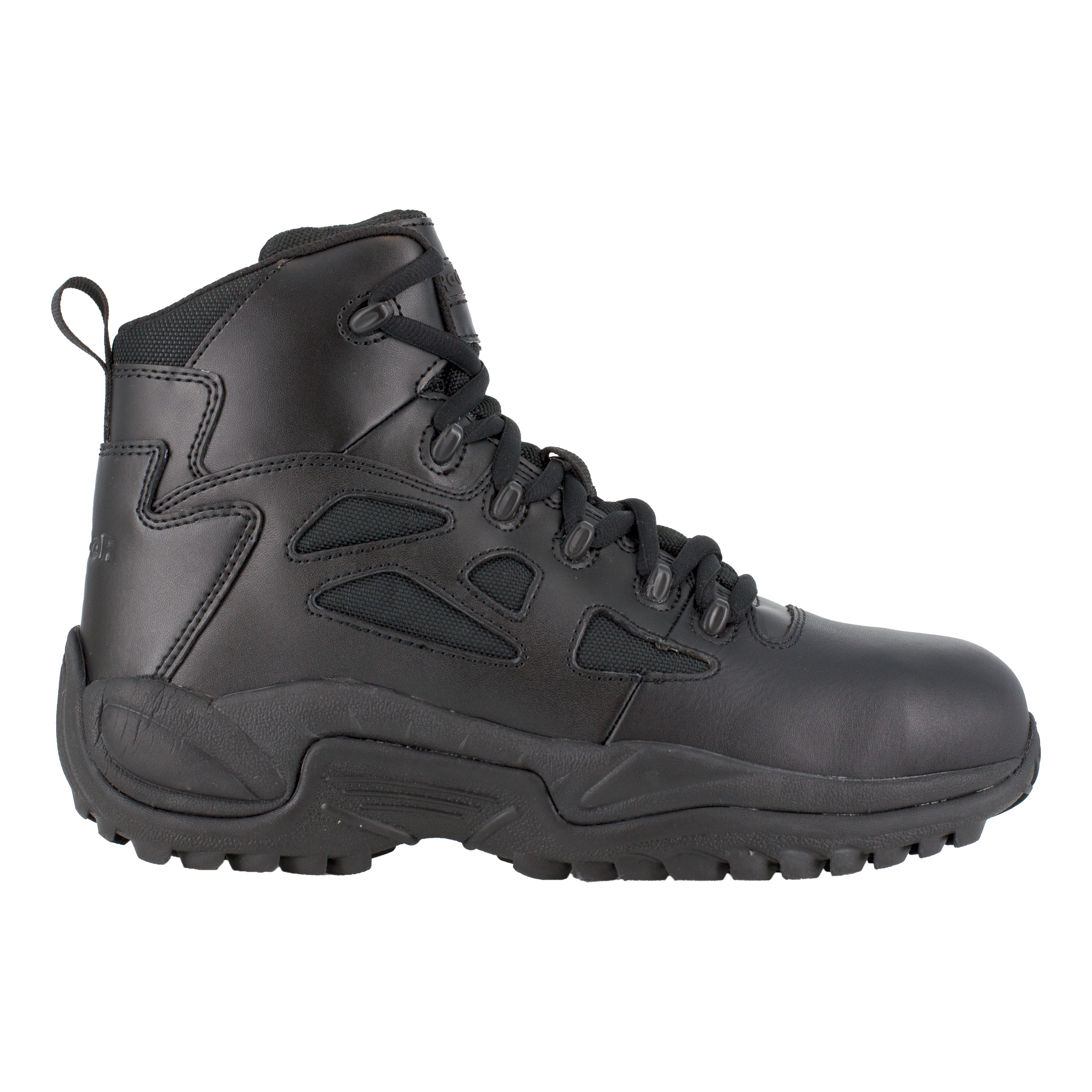 Reebok Women's Rapid Response RB 6" Composite Toe Stealth Duty Work Boot - Black - RB864 - Overlook Boots