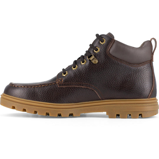 Rockport Men's Mocassin Alloy Toe Waterproof Slip Resist Work Boot - Brown - RK6710 - Overlook Boots