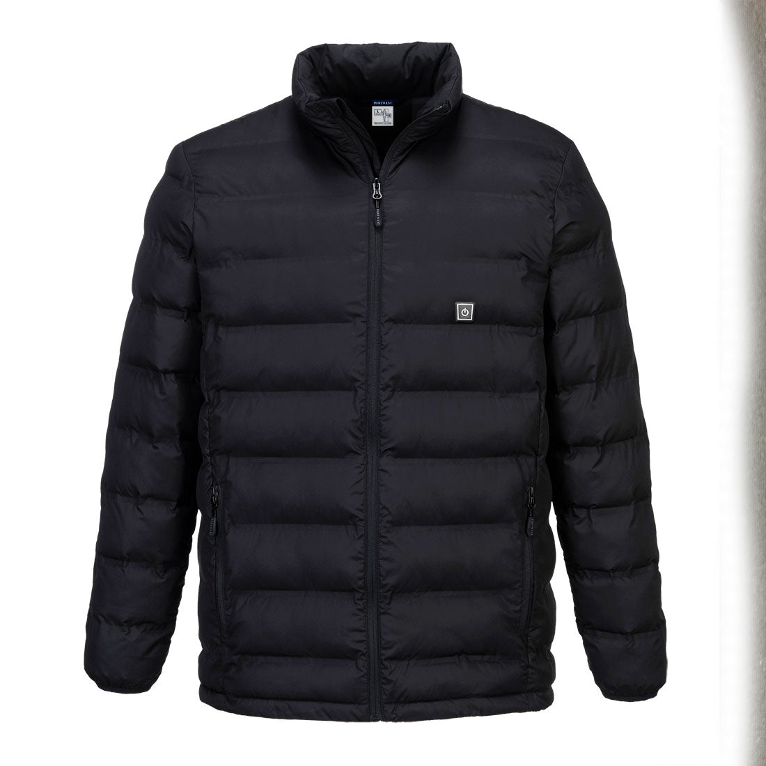 Portwest Ultrasonic Heated Tunnel Jacket - Black - S557 S - Overlook Boots