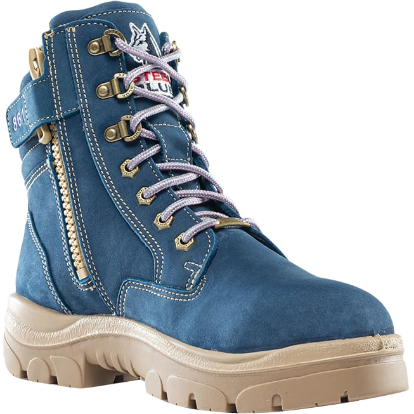 Steel Blue Women s Jungle 6 WP Soft Toe Cross Zip Ankle Boot Sand