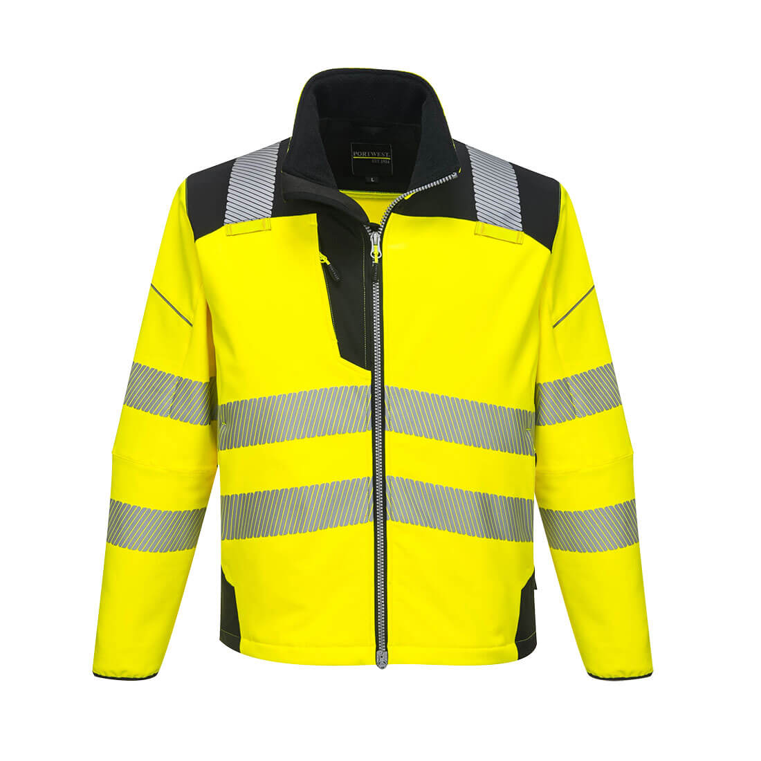 Portwest PW3 Hi-Vis Softshell (3L) - Yellow/Black - T402 S - Overlook Boots