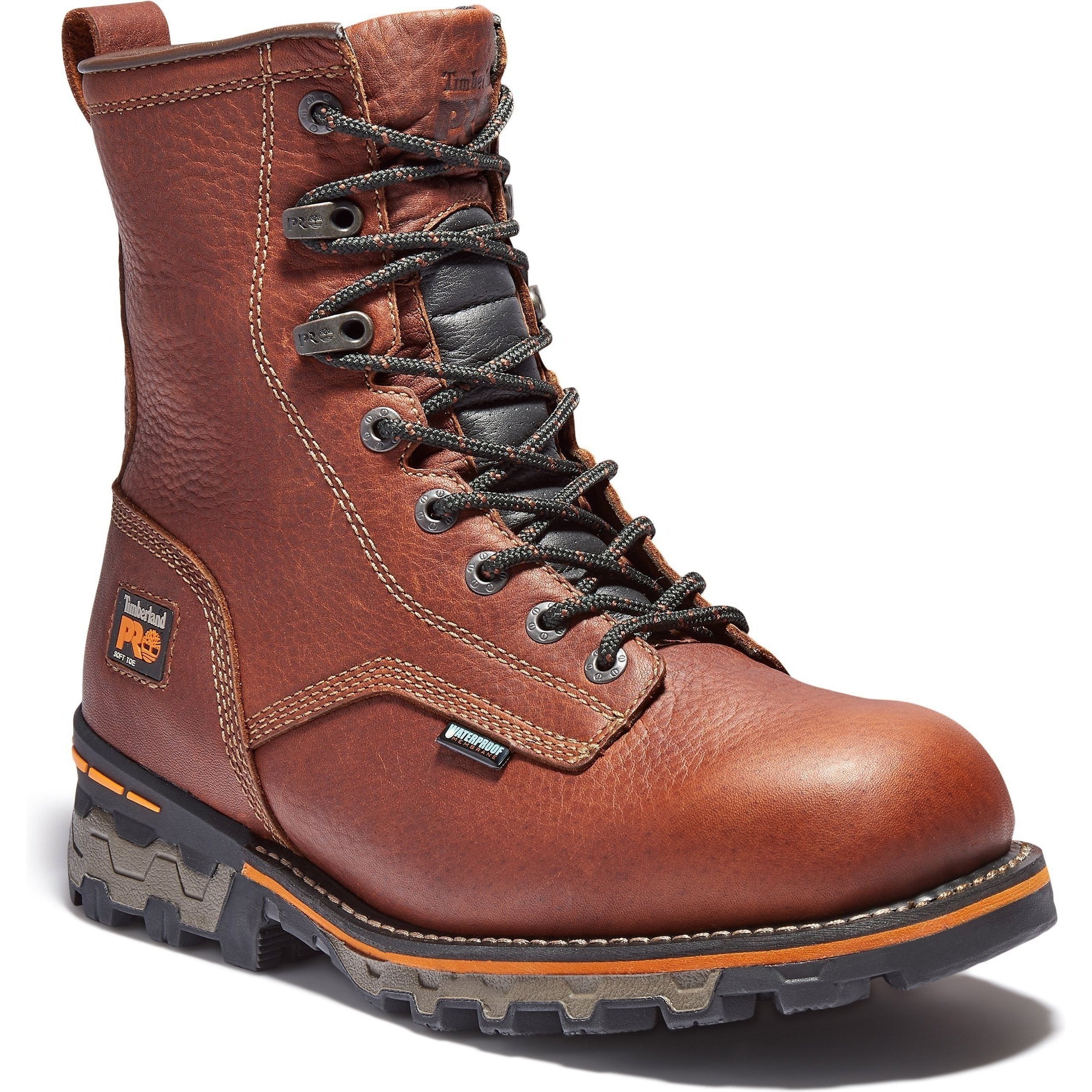 Timberland PRO Men's Boondock 8" Soft Toe Waterproof Work Boot - TB11113A210 - Overlook Boots
