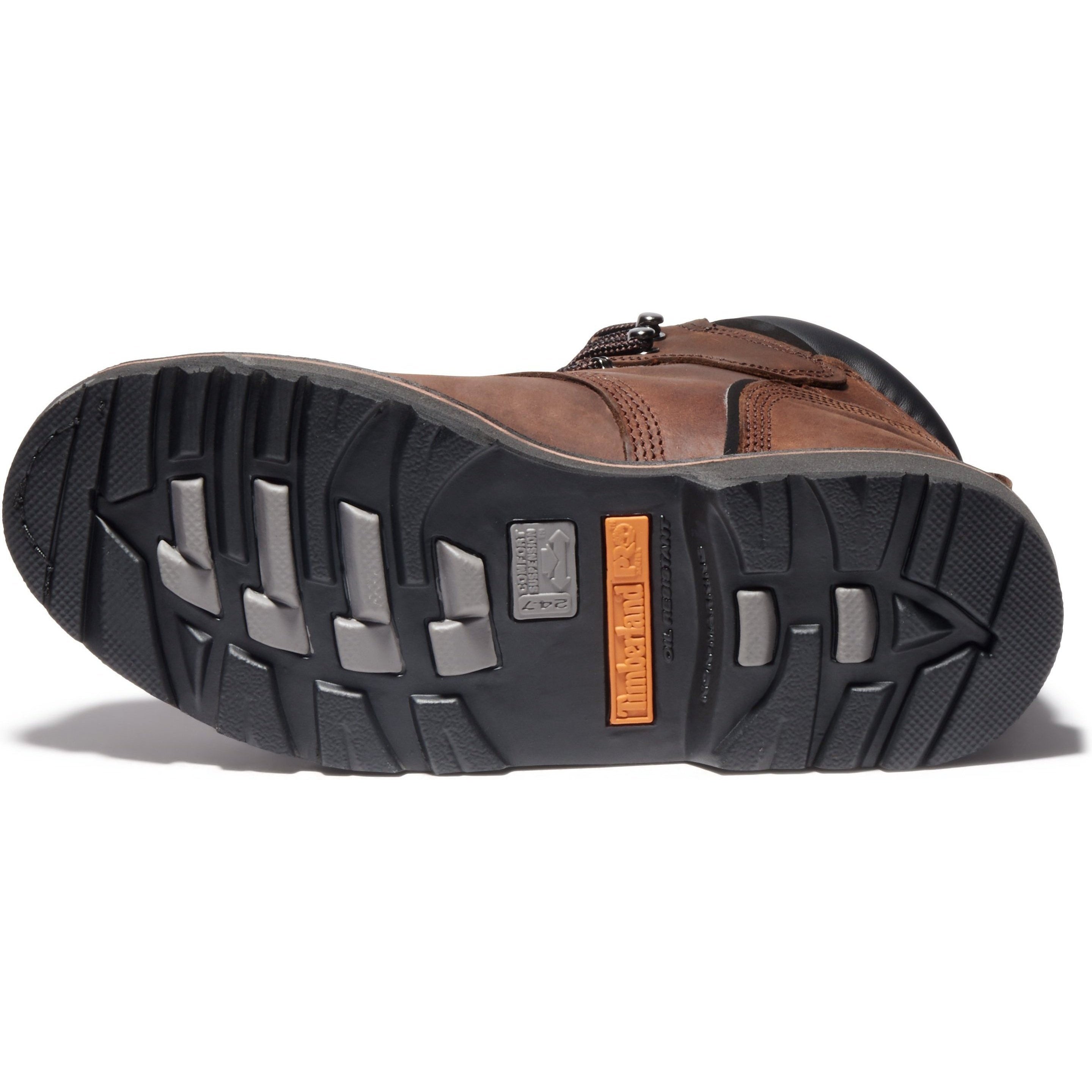 Timberland PRO Men's Pit Boss 6" Soft Toe Work Boots Brown TB133046214 - Overlook Boots