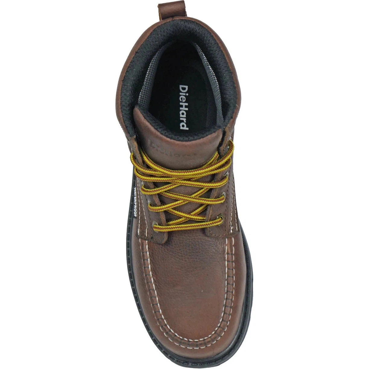 DieHard Men's Tundra Composite Toe Waterproof Slip Resistant Work Boot - Brown DH60861 - Overlook Boots