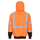 Portwest Hi-Vis Two-Tone Zipped Hoodie - Orange/Black - UB315 - Overlook Boots