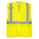 Portwest Economy Hi-Vis Band and Brace Vest - Yellow - 12 Pack - UC492 4X/5X - Overlook Boots