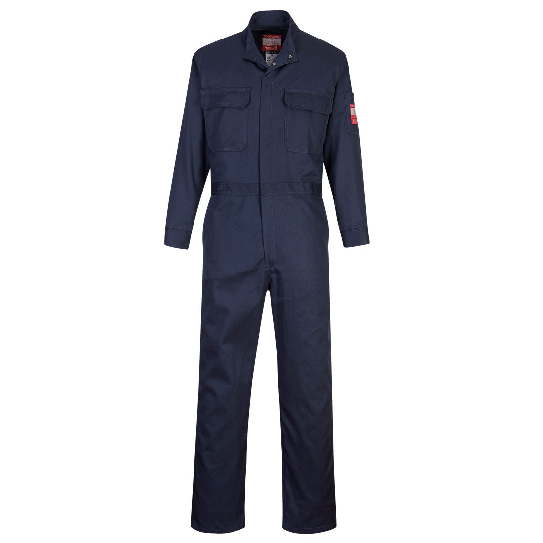 Portwest Bizflame 88/12 FR Coverall - Navy - UFR88 M - Overlook Boots