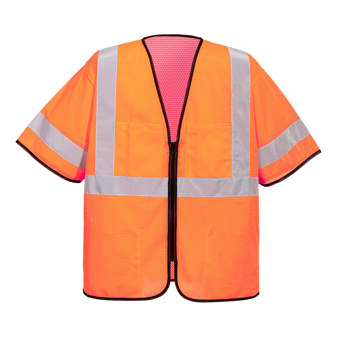 Portwest Hi-Vis Tampa Mesh Class 3 Vest - Orange - 12 Pack - US397 S - Overlook Boots