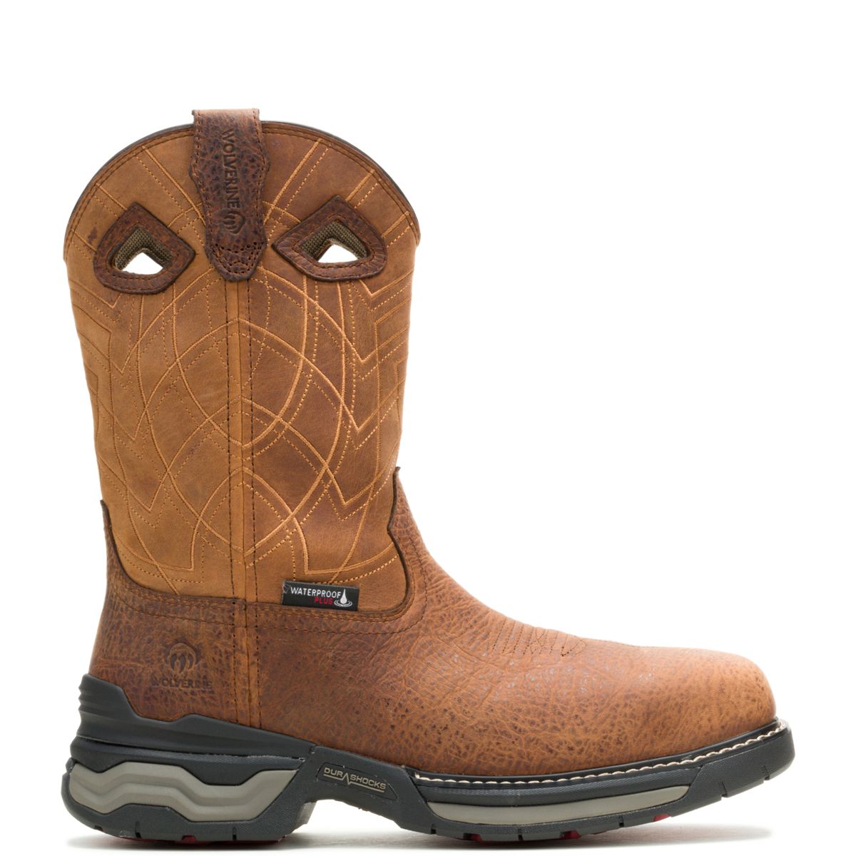 Wolverine Men's Rancher ft Comp Toe Waterproof Wellington Work Boot - Caramel - W251114 - Overlook Boots