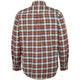 Wolverine Men's Flame Resistant Plaid Long Sleeve Twill Shirt - Russet - W1203980-607 - Overlook Boots